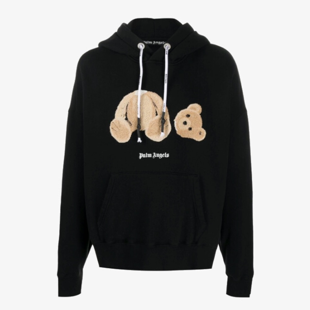 Palm Angels Headless Teddy Hoodie